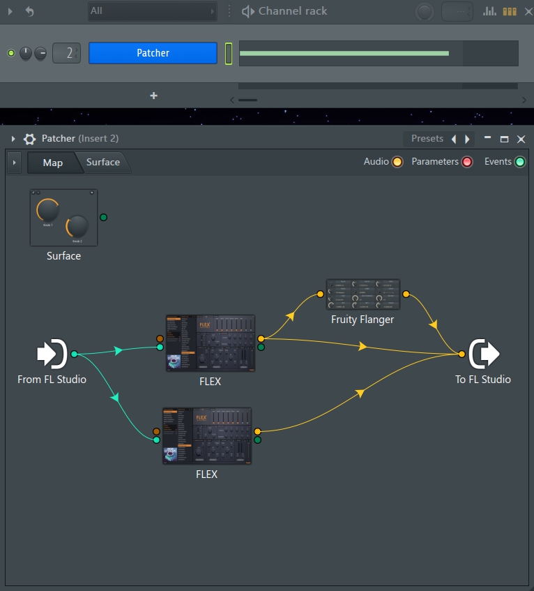 Patcher Channel Rack