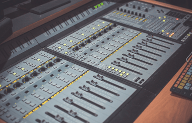 Pro studio music console