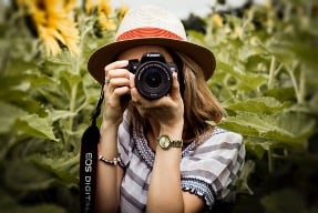 Woman with Camera