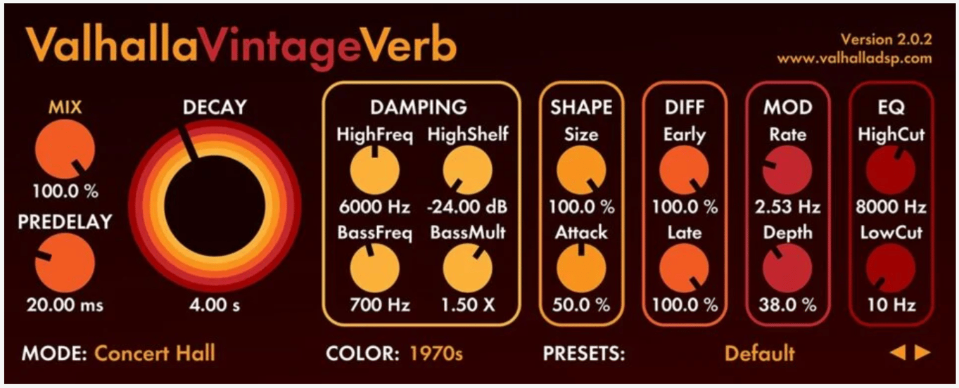 Valhalla vst bundle. Плагин Valhalla Vintage verb. Ревербератор Вальхалла. Плагин реверб. Valhalla DSP VST.