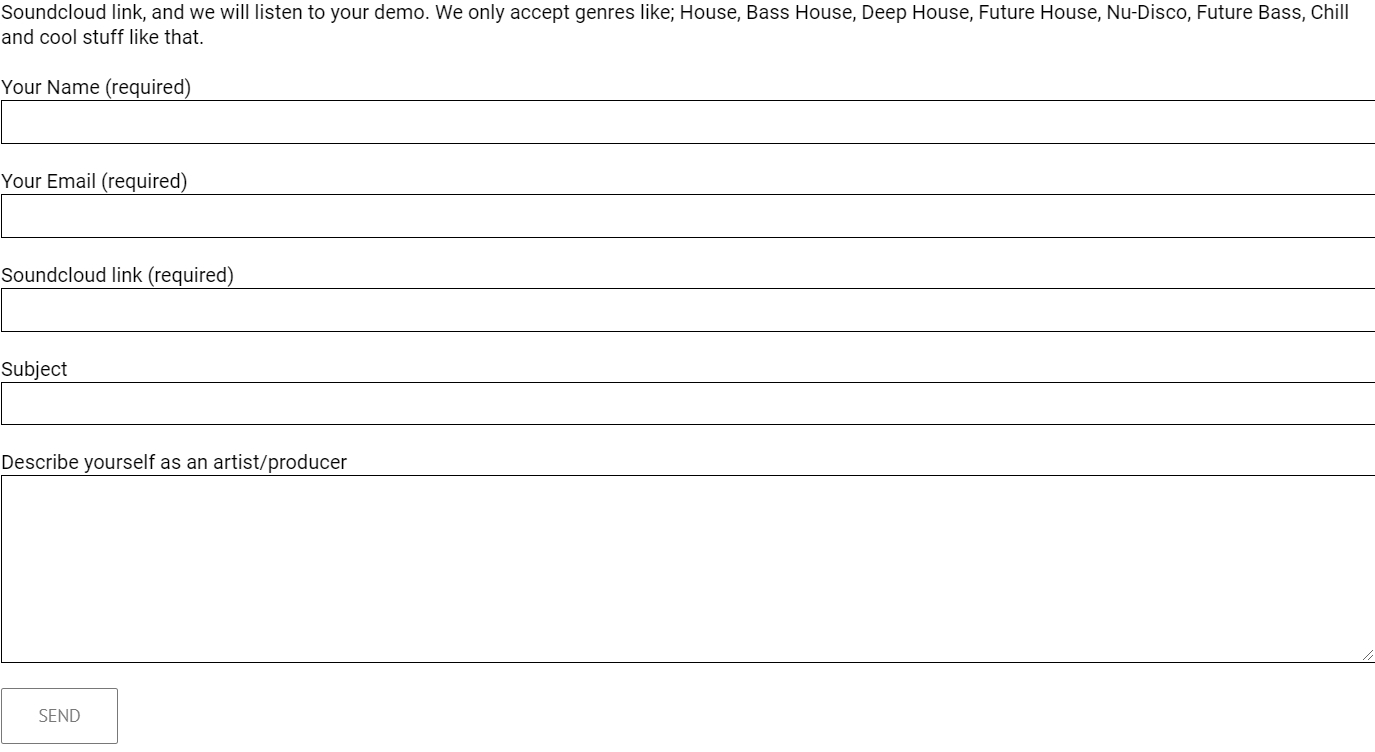 Ambient labels accepting demos