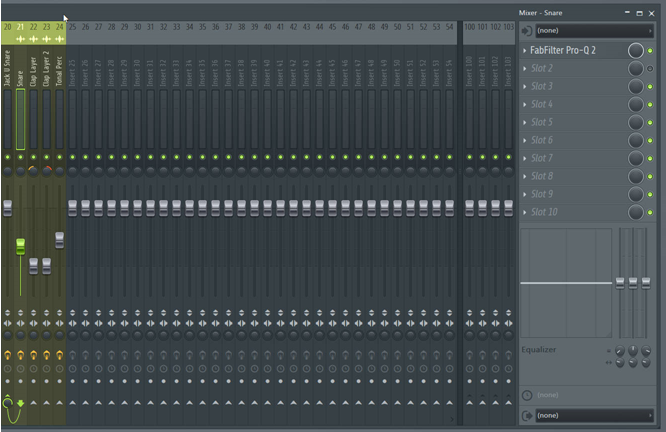 FL Studio Mixer