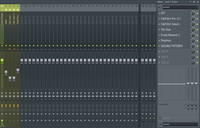 FL Studio Mixer 2