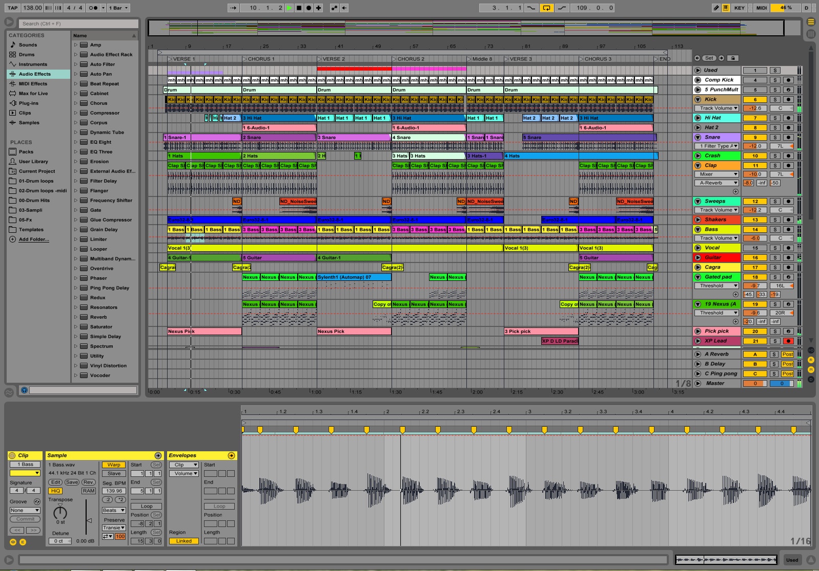 Ableton Arrangement