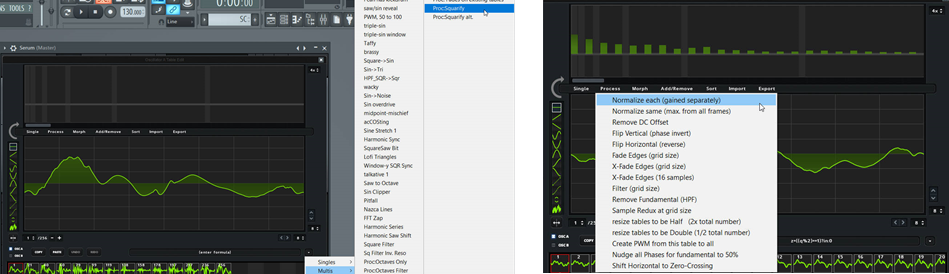 Squarify Wavetable 1